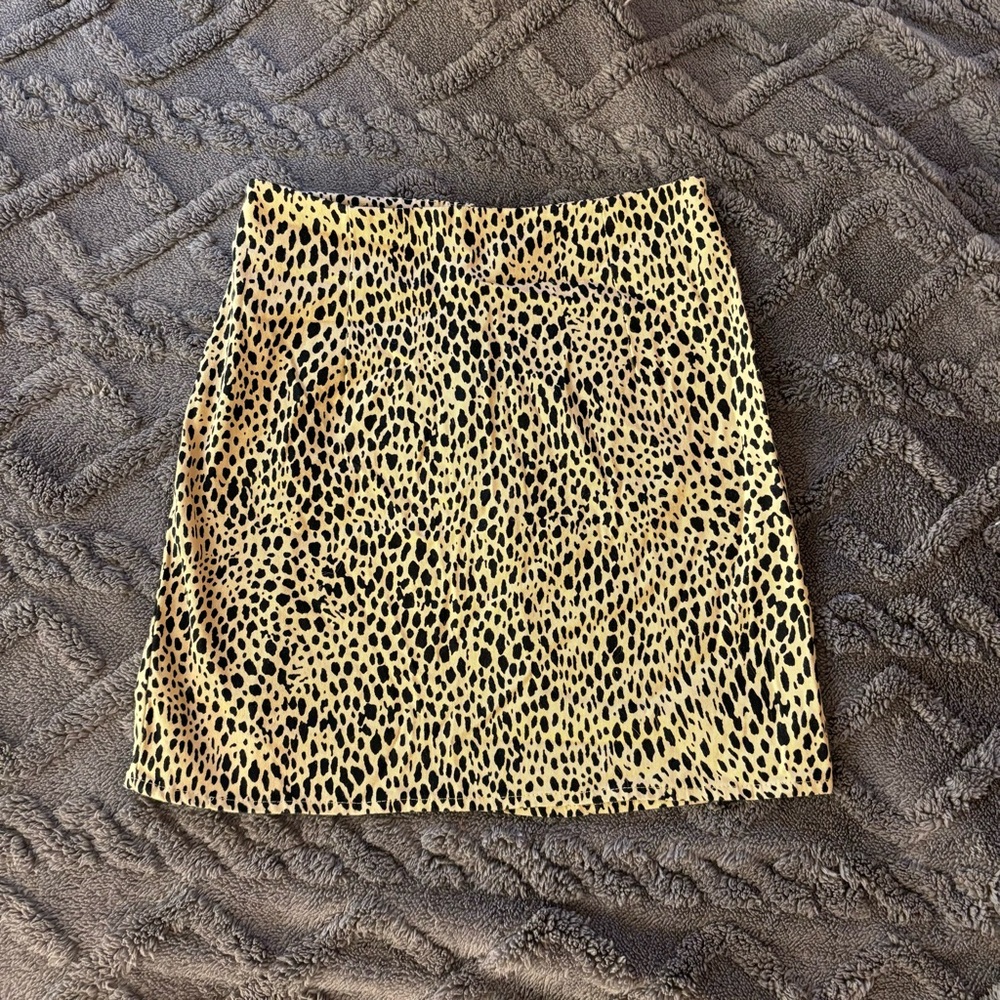 Brandy Melville High Rise Zip Up Skirt